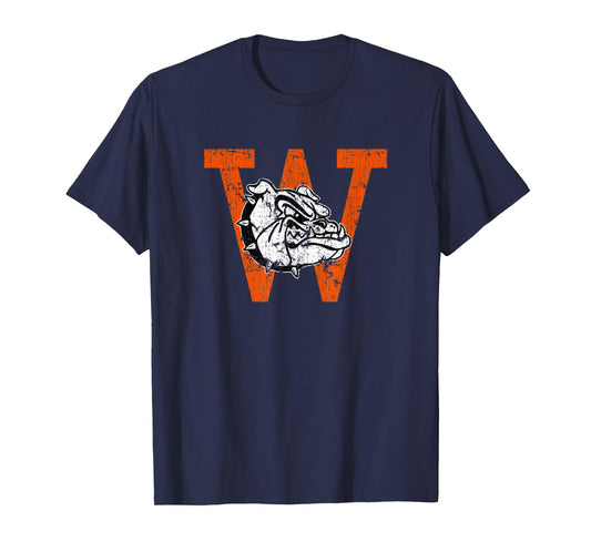 Wayne Bulldogs Mascot Lettermark T-Shirt