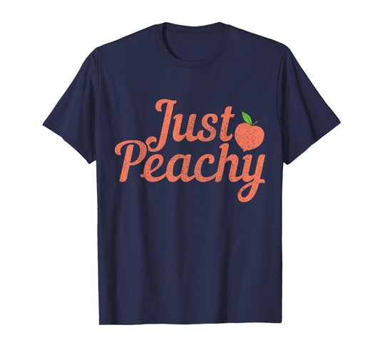 Georgia The Peach State Peachy Funny Vintage Pride T-Shirt