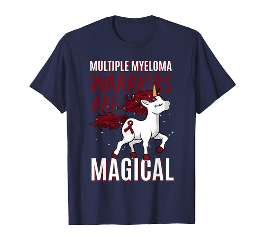 Multiple Myeloma Awareness Unicorn Lover Myelomatosis Gift T-Shirt