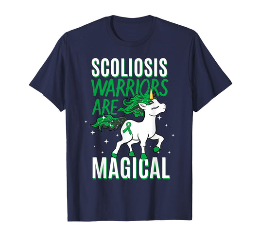 Scoliosis Warriors Are Magical Scoliosis Scoliometer T-Shirt