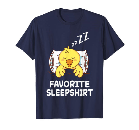 Chick Chicken Nap Sleeping Sleep Pajama Pajamas Nightgown T-Shirt