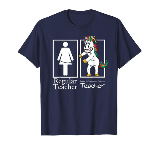 Family & Consumer Science Teacher Regular Unicorn Team Gift T-Shirt for Men Women Girls Kids