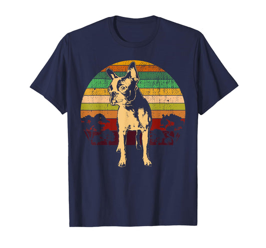 Boston Terrier Boston-Bulldog T-Shirt for Men Women Kids