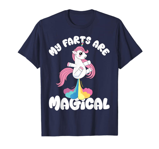 My Farts Are Magical Funny Unicorn Rainbow Farting T-Shirt