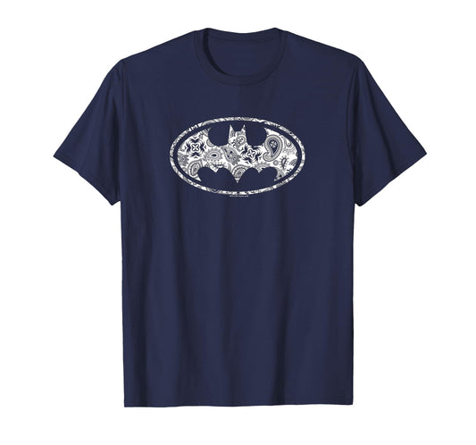 Batman Paisley Bat T Shirt T-Shirt