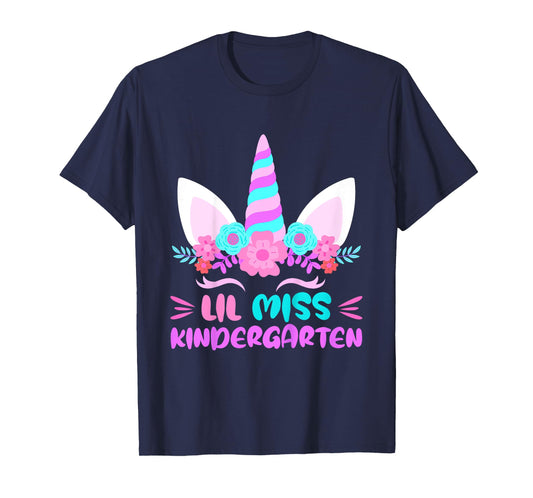Lil Miss Kindergarten Girls First Day Of Kindergarten T-Shirt