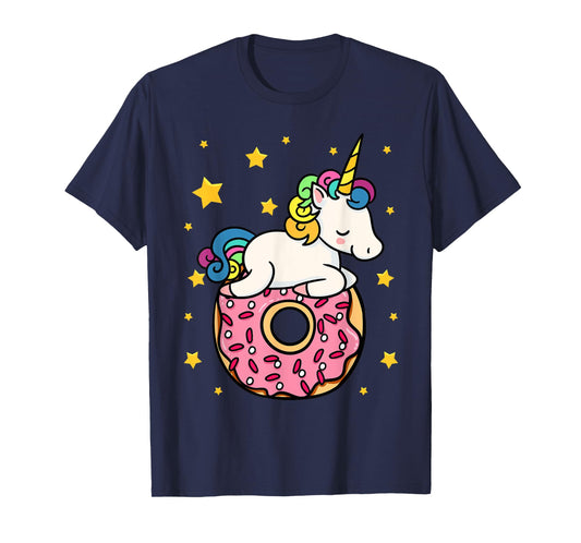 Unicorn Donut Doughnut Dessert Food Lover Candy Gift Idea T-Shirt