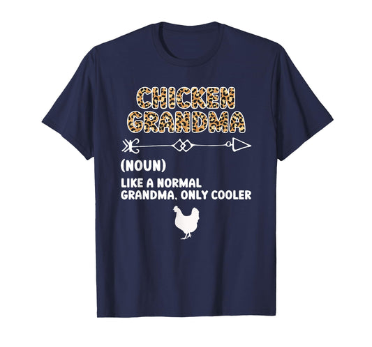 Chicken Grandma Definition Chicken Owner Chicken Farmer T-Shirt
