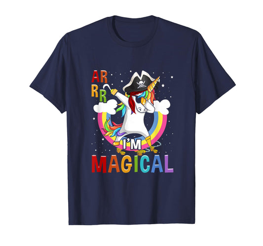 I'm Magical Caribbean Buccaneer Toddler Unicorn Pirate T-Shirt