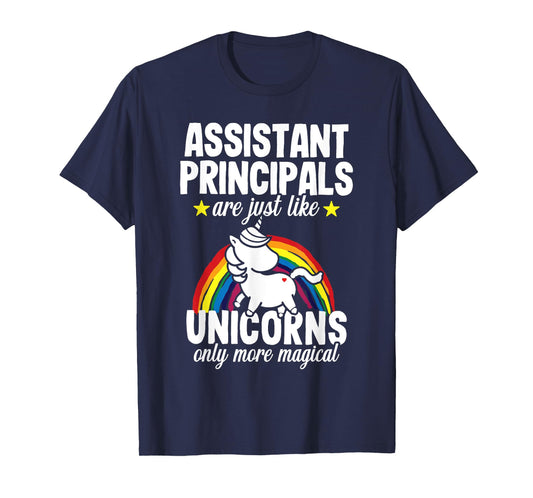 Assistant Principal Funny Unicorn Teacher Appreciation T-Shirt for Men Women