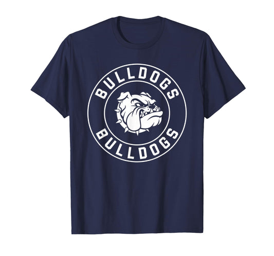 Bulldogs Tshirt Mascot Back to School Outfit Team Spirit T-Shirt