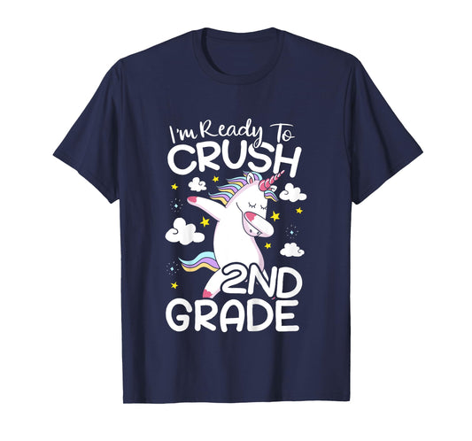 Kids I'm Ready To Crush 2nd Grade First Day Of School T-Shirt