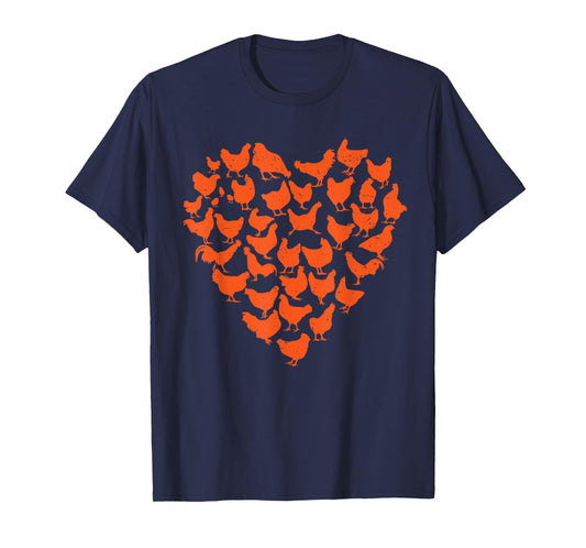 chicken Love for Farmer raising chickens farm T-Shirt