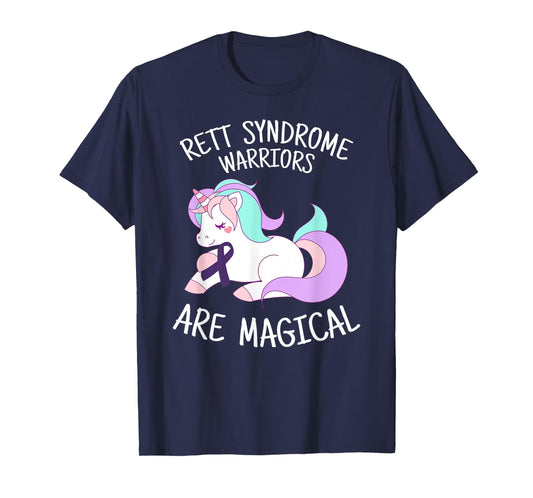 Unicorn Rett Syndrome Awareness Gift, Rett Syndrome Warrior T-Shirt