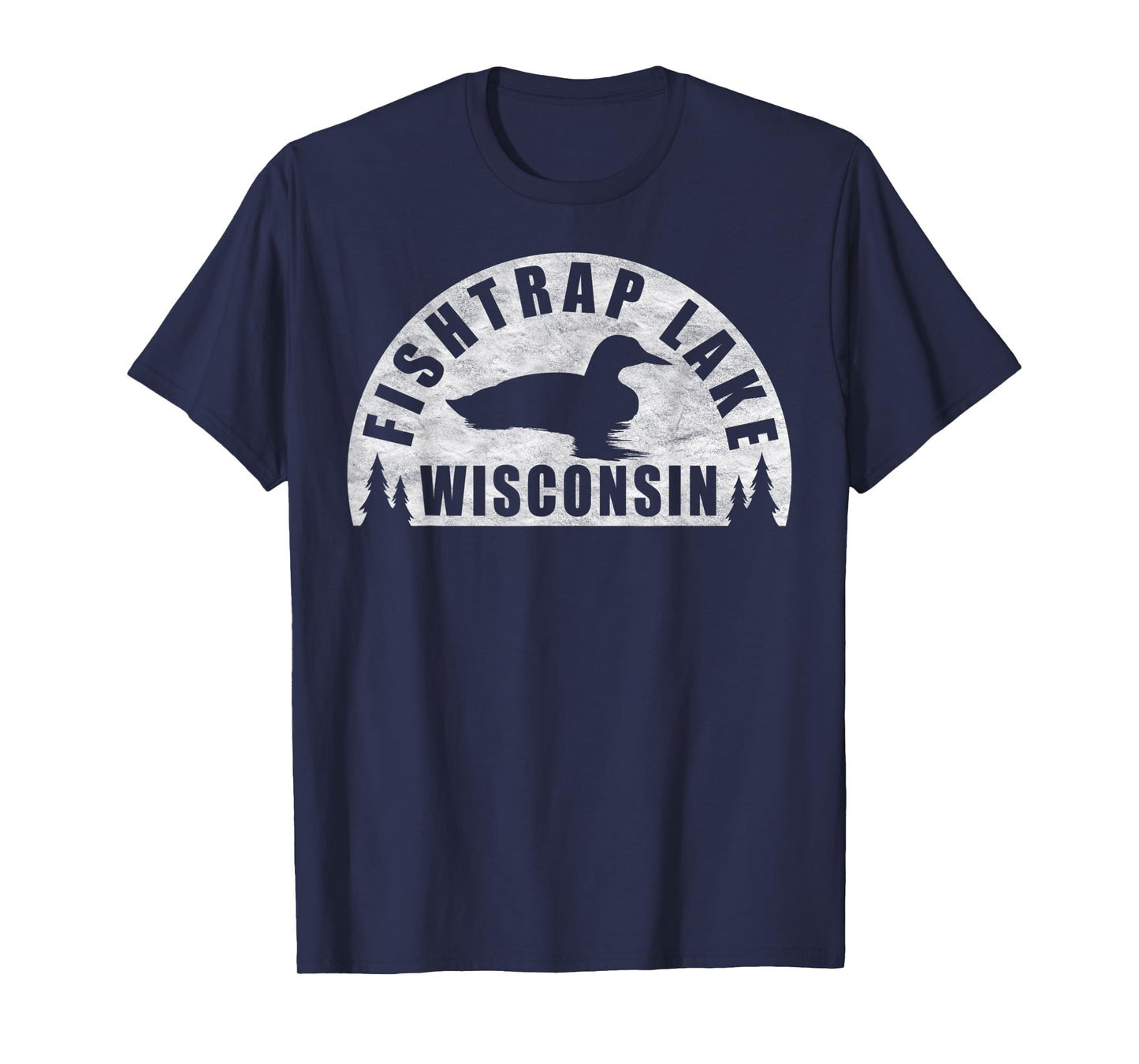 Fishtrap Lake Northern Wisconsin Loon T-Shirt