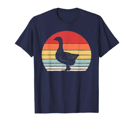 Catch Some Rays Vintage Retro Goose Black Unisex T-Shirt