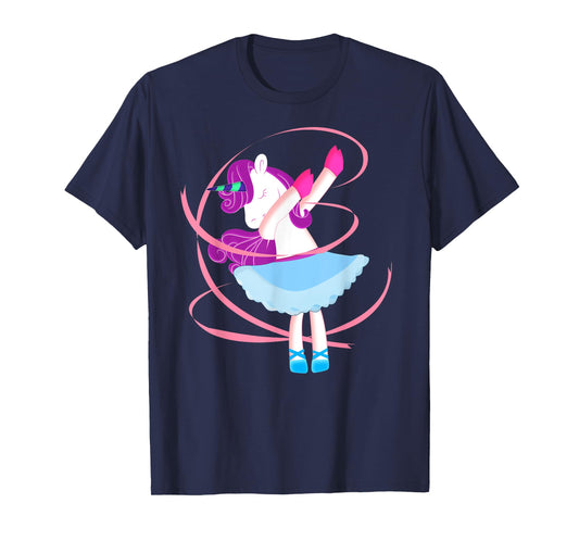 Dabbing Unicorn Shirt - Funny Unicorn Ballerina Dab T-Shirt T-Shirt