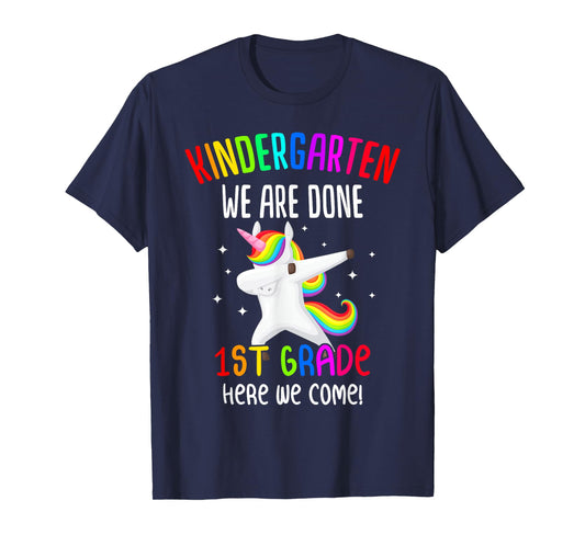 Kindergarten Graduation 1st Grade Unicorn Class of 2023 Girl T-Shirt