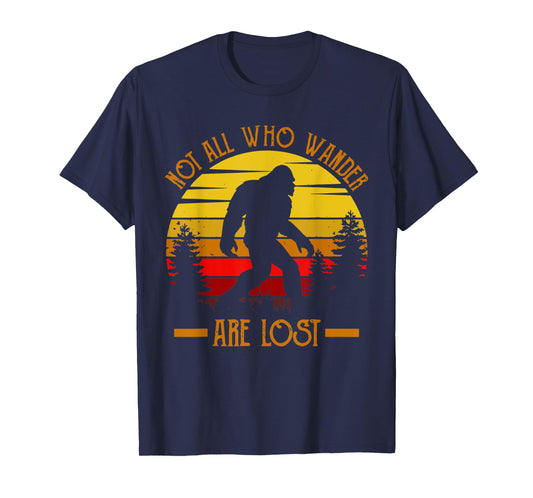 Yeti Bigfoot apparel vintage design social distance champion T-Shirt