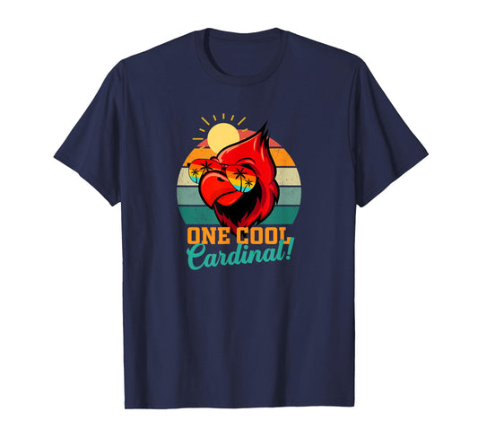 Cardinal Red Cardinal Bird Vintage Birdwatcher Birdwatching T-Shirt