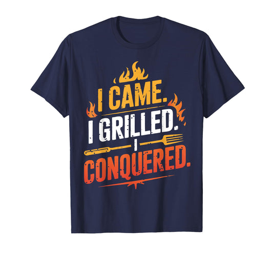 Barbecue BBQ Joke Gifts Grill Pit Master Chef Smoker Dad T-Shirt