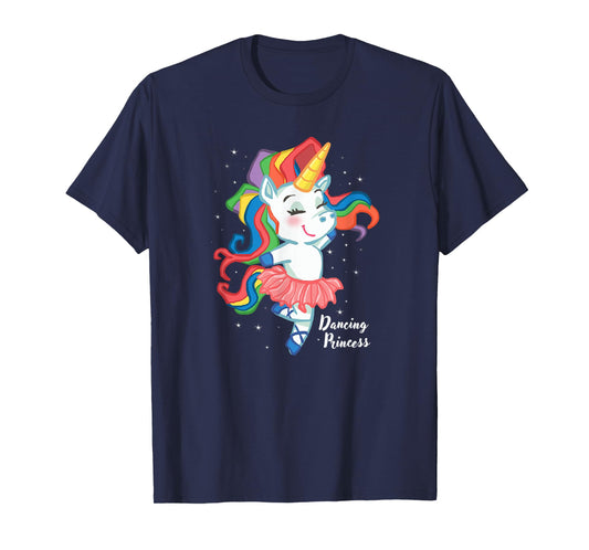 Girl Ballerina SHIRT Unicorn ballet dancing Kids Gift T-Shirt