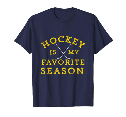 Hockey Is My Favorite Season Pittsburgh Gold Black Gift T-Shirt