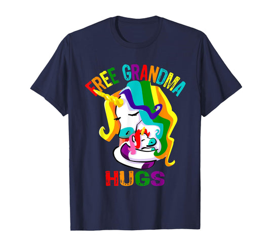 Free Grandma Hugs LGBT Gay Pride T-Shirt