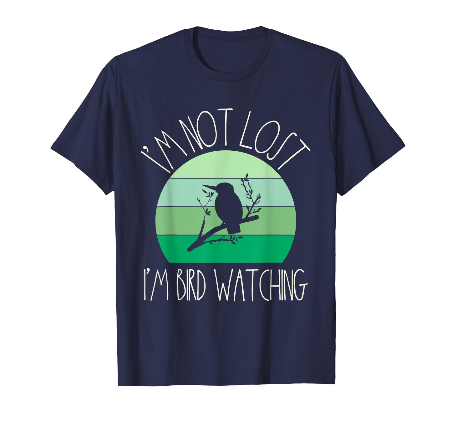 Funny Birder Retro Women Birding Ornithology Bird Watcher T-Shirt