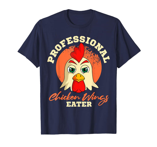 Chicken Wings Eater Retro Vintage Barbeque Buffalo Bbq Lover T-Shirt