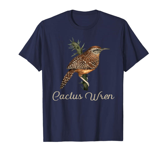 Cactus Wren Bird Watching T-Shirt