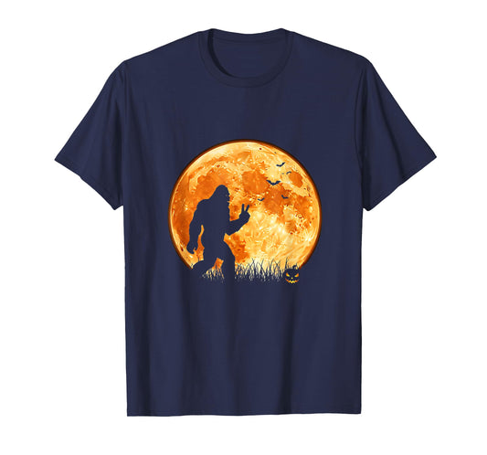 Funny Halloween Rocking Sasquatch Bigfoot Halloween T-Shirt