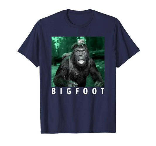 Bigfoot Funny Sasquatch Bigfoot Vlogs for Hikers T-Shirt