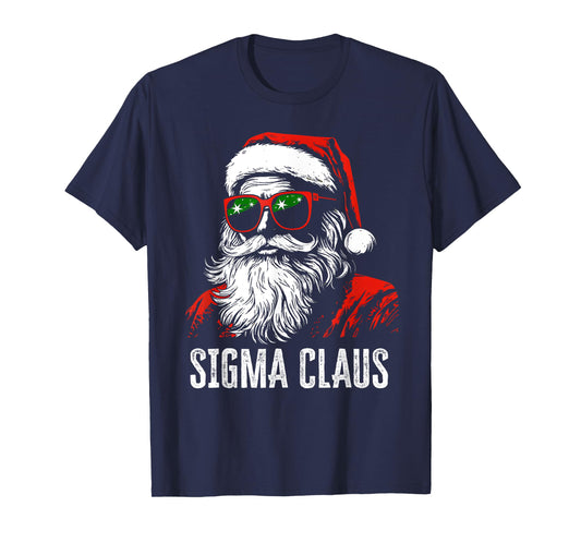 Sigma Claus Santa Funny Christmas Rizz Male The Rizzler Meme T-Shirt
