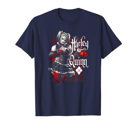 Batman: Arkham Knight Harley Quinn Dice T-Shirt