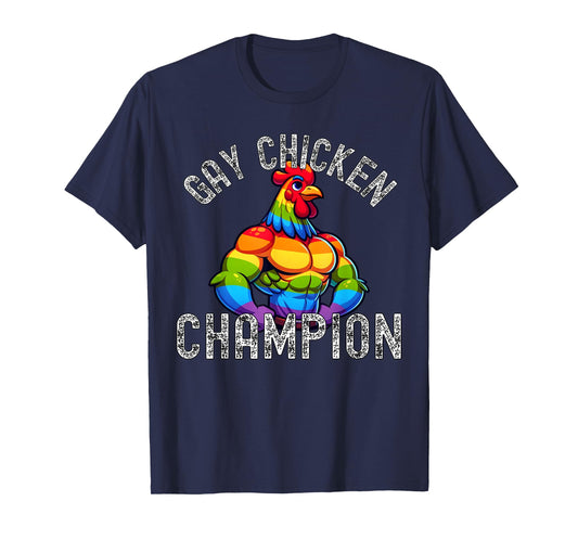 Gay Chicken Champion T-Shirt