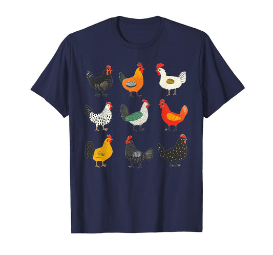 Cute Chickens Chicken Lover T-Shirt