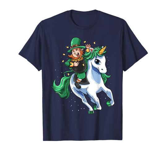 Lepricorn Leprechaun Unicorn Boy Girl St Patrick's Day T-Shirt