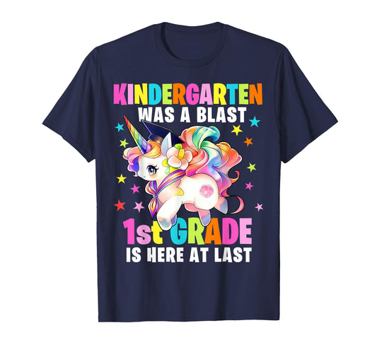 Kindergarten Graduation Unicorn Kindergarten Graduate Girls T-Shirt