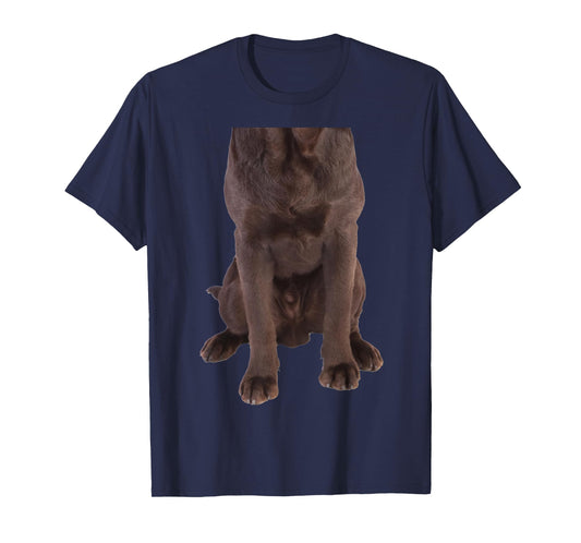 Brown Labrador Retriever Chocolate Lab Funny Dog Costume T-Shirt for Men Women Girls Kids