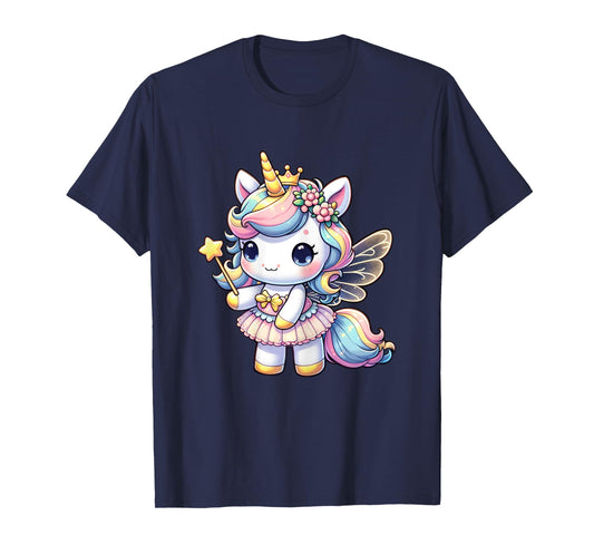Unicorn Fairy Birthday Unicorn Party Girls Outfit T-Shirt