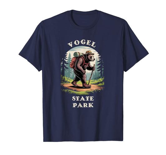 Vogel State Park, Georgia GA Mountains Hiking Bear T-Shirt