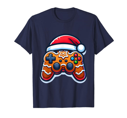 Christmas Gamer Boys Video Games Santa Controller Xmas Funny T-Shirt