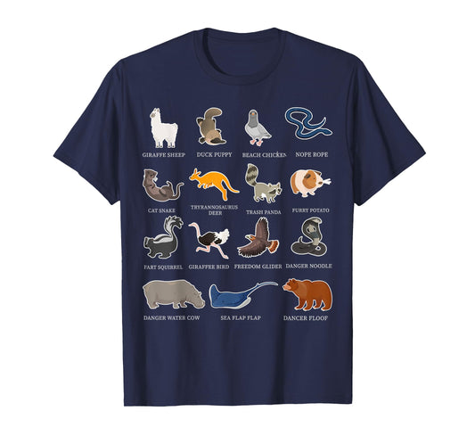 Animals Of The World - Rare Exotic Animals Funny Animal T-Shirt