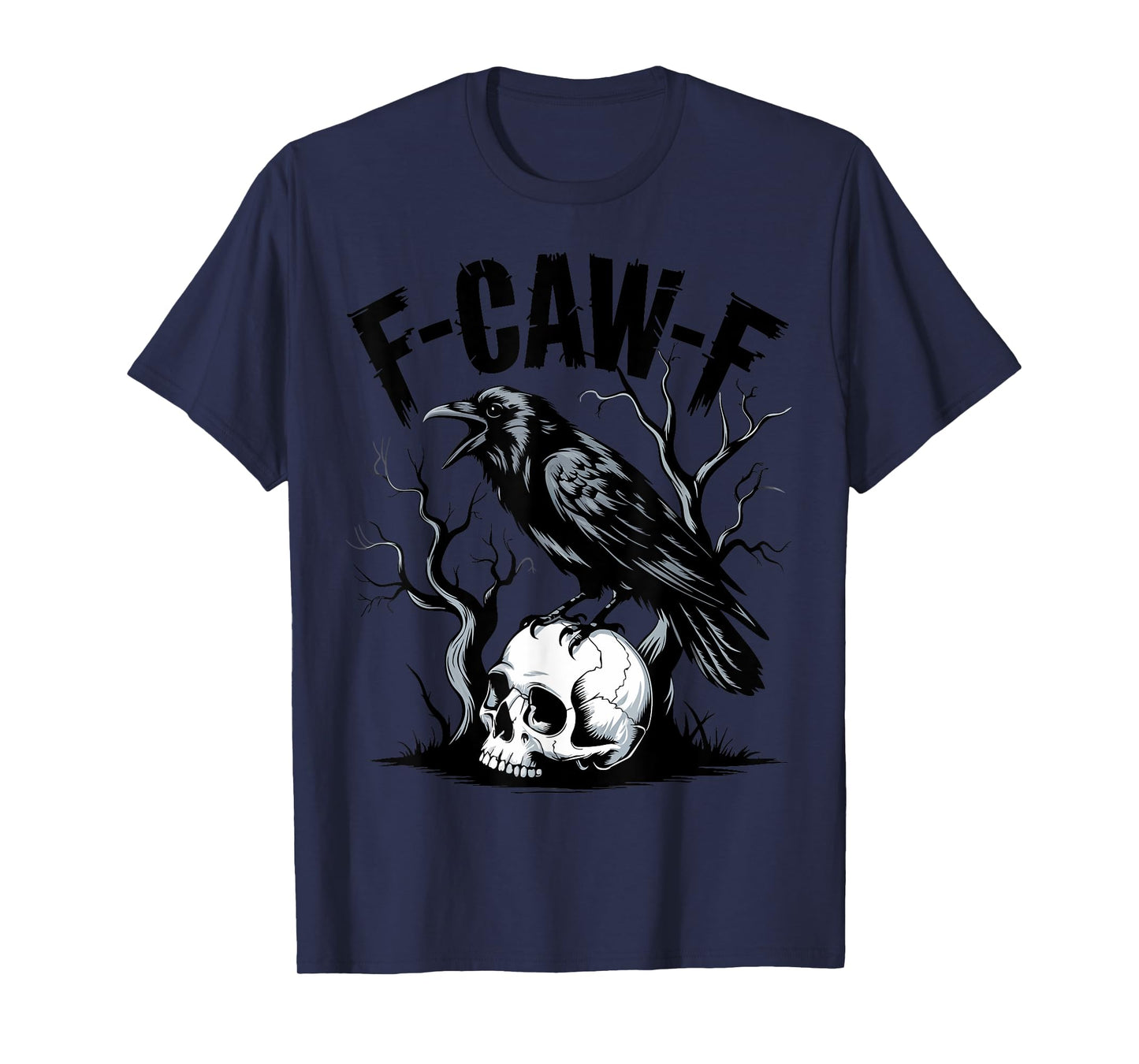 Black Crow, F-Caw-F Funny Black Bird T-Shirt