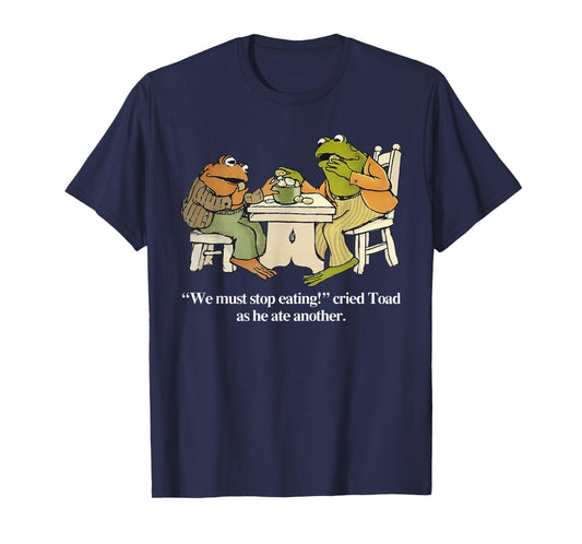 We Must Tee Stop Eating Toad As He Ate Another Frog Men T-Shirt