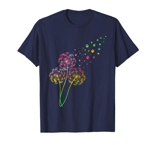 Dandelion Paw Print T-Shirt