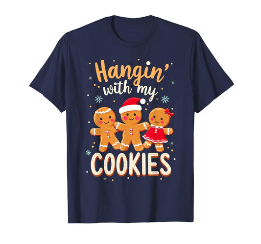 Hanging with my Cookies Christmas Costume Xmas T-Shirt