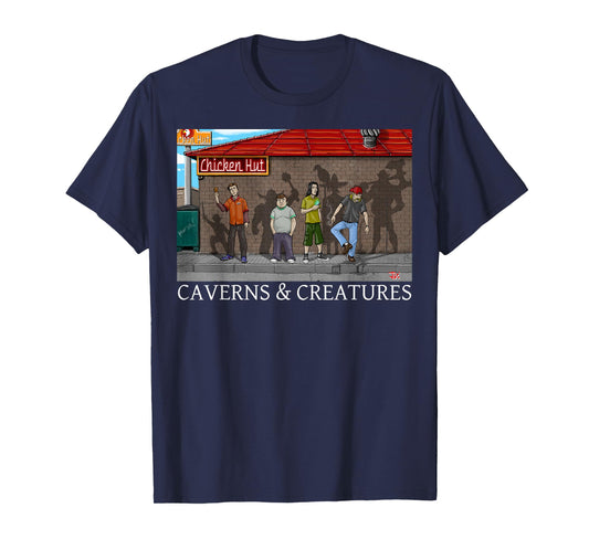 Chicken Hut Caverns & Creatures T-Shirt