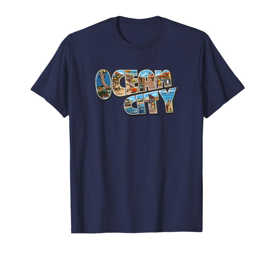 Ocean City NJ Shirt Ocean City T Shirt Men & Women Retro